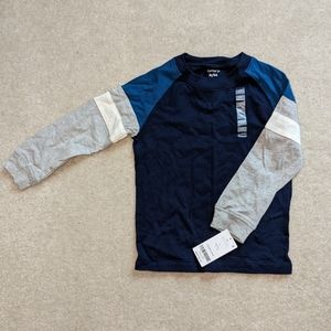 Carter's long sleeve color block shirt